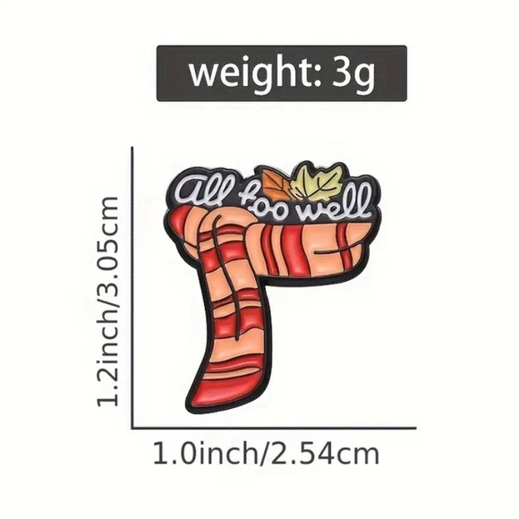 ALL TOO WELL SCARF - TAYLOR SWIFT RED - TAYLOR PIN - Picture 3 of 10